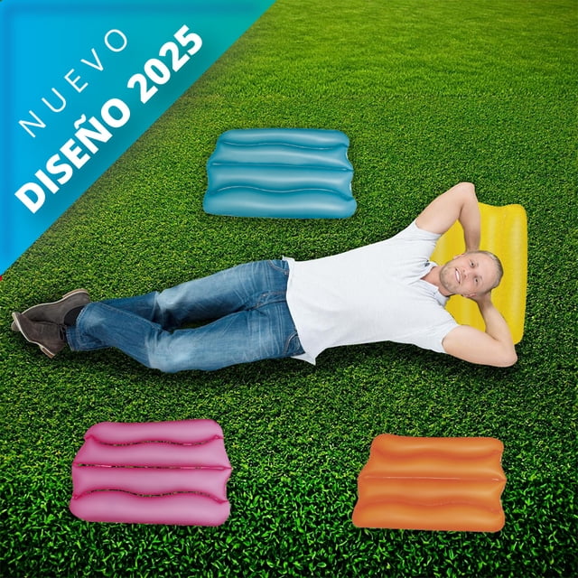 Almohada Inflable Bestway Ezflat Para Camping Vacaciones 4pz