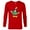 New Red, variant on Disney Mickey Mouse Classic Holiday Christmas Tree Costume - Long Sleeve T-Shirt for Men - Customized-White