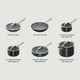 thumbnail image 2 of Juego de utensilios de cocina Ninja NeverStick Ceramic Pro, 11 piezas, negro, 2 of 9