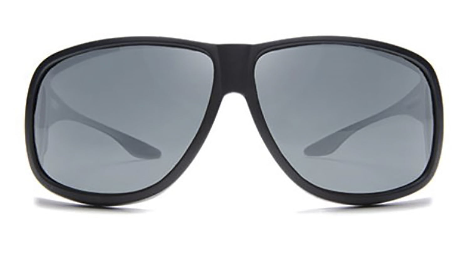Solar Shield Dioptics Aviator Black Sunglasses