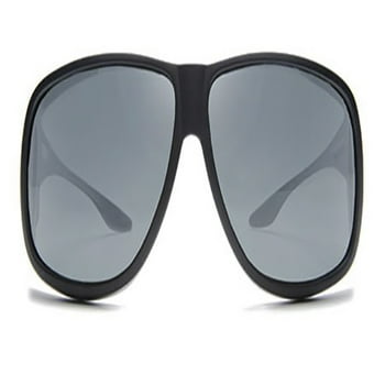 Solar Shield Dioptics Aviator Black Sunglasses