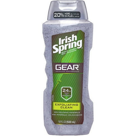Irish Spring Gear Exfoliating Body Wash 18 Fl Oz Irish Spring Gear Exfoliating Body Wash 18 Fl Oz