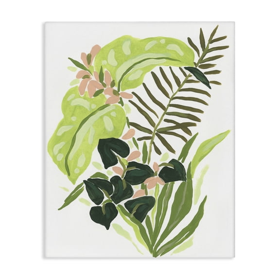 Stupell Industries Contemporary Modern Tropical Herbs Canvas Art, 16 x 20, by June Erica Vess