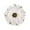White, variant on Sunflower Wreath for Front Door – 17" Burlap Sunflower Hanging Decor, Vintage Farmhouse Welcome Wreath – Indoor/Outdoor Wall Decor for Spring, Summer & Fall