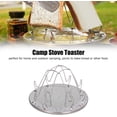 thumbnail image 2 of MUNEFE Stainless Camping Toaster Toaster Rack, Toaster Bread Toaster Holder Rack, Steel Cam Toaster Rack for becue Parties and Outdoor Picnics, 2 of 8