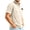 Khaki, variant on Sweatshirts For Men Long Sleeve Waffle Shirts Quarter Zip Loose Pullover Tops Lightweight Trendy Sweatshirts