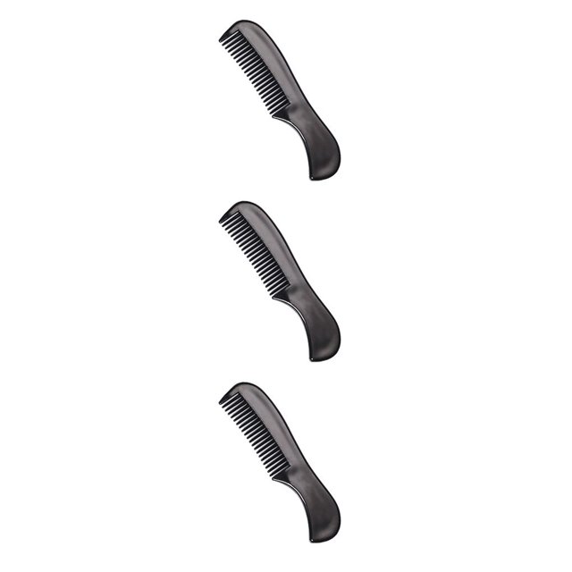 Vogacara Peine para barba, herramientas de maquillaje pequeñas de plástico creativas, suministros de modelado duraderos multifuncionales para Type1 NO1