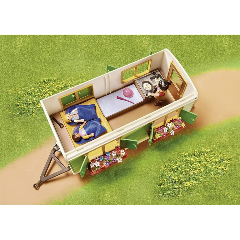 PLAYMOBIL Pony Shelter with Mobile Home