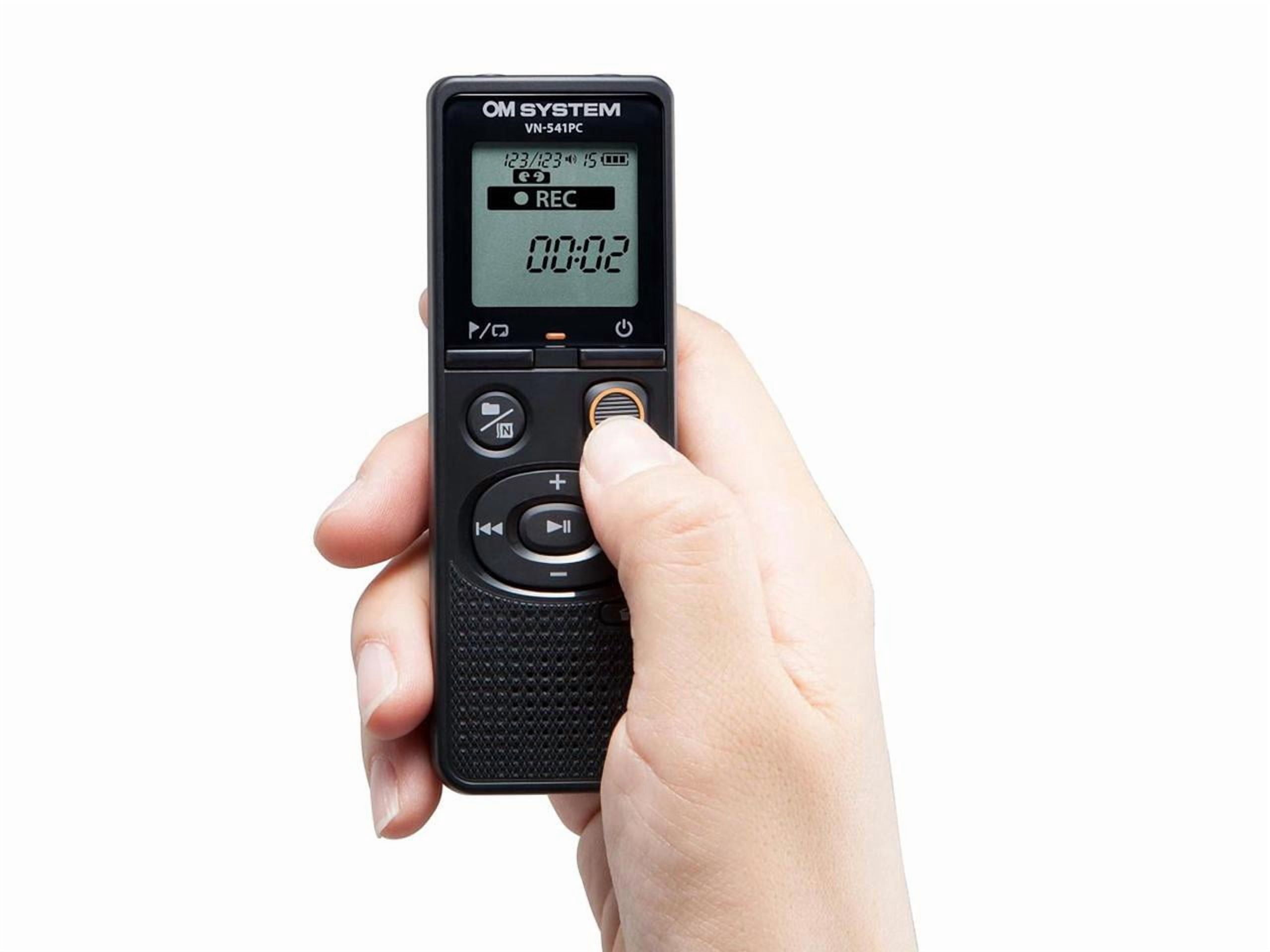 OM SYSTEM VN-541PC 4GB Digital Voice Recorder, Black #V420040BU000