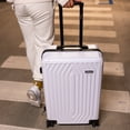 thumbnail image 6 of Dukap 20” Unisex Carry-On Hardside Spinner Luggage, White, 6 of 11