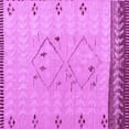 thumbnail image 1 of Ahgly Company Indoor Square Solid Purple Modern Area Rugs, 6' Square, 1 of 4