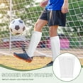 thumbnail image 5 of Uxcell Soccer Shin Guards, Shin Pads Calf Protective Gear Lightweight Breathable Compression Sleeve with Hexagonal Pads Orange S, 5 of 7