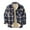 AE05-Navy, variant on Lumtrix Plaid Jacket for Men Sherpa Button Down Winter Warm Coat Buffalo Jacket Coat for Men with Pocket Navy XL