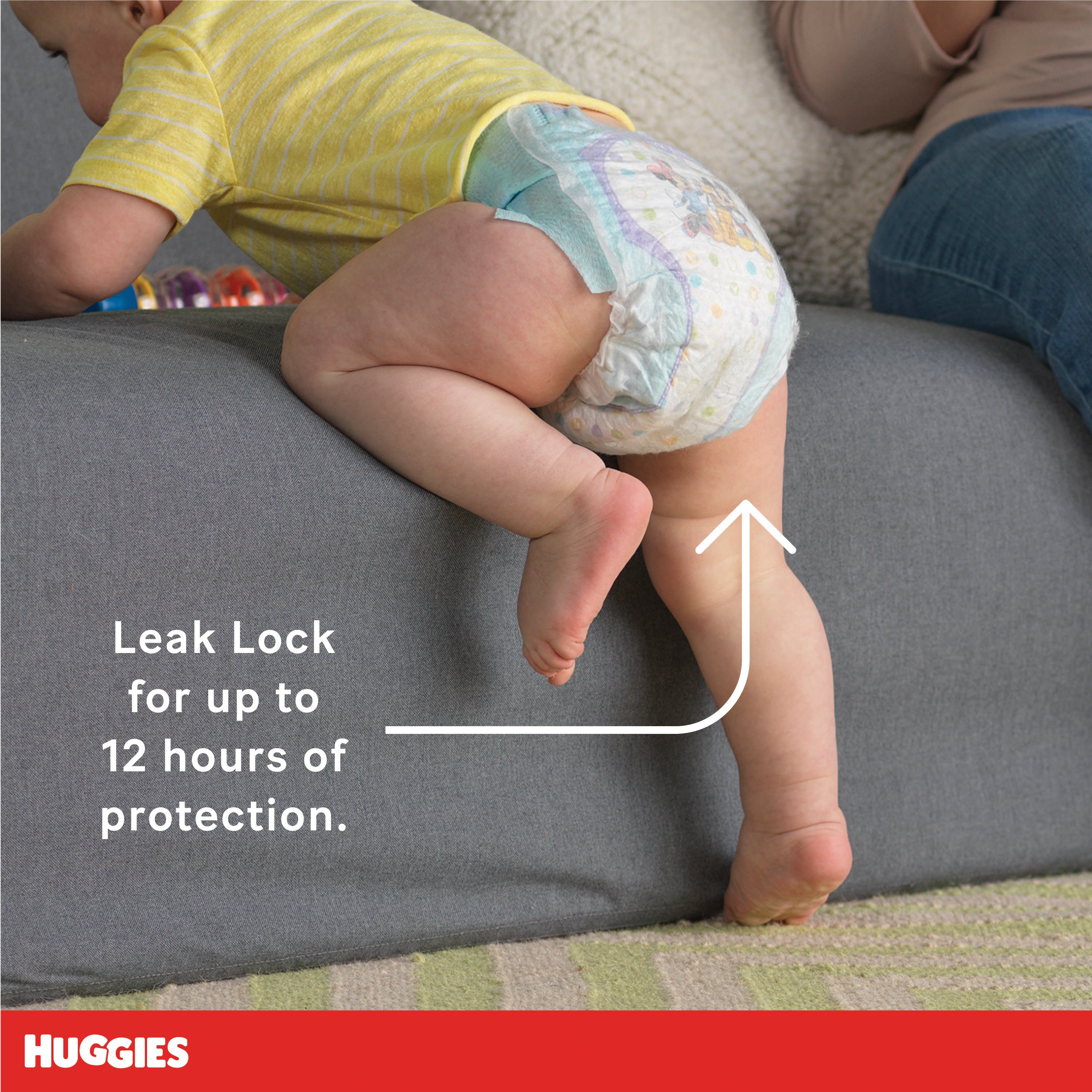 Huggies Little Movers Slip-On Diaper Pants, Size 5, 128 Ct - image 3 of 9
