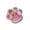 A001- Clear (Strawberry), variant on Squeeze Stress Toys, Cat Paw Squeeze, Glitter Squeeze, Gel Filled Squeeze, 3X3 Inch Soft Flexible Squeeze Toys for Daily Calm and