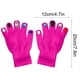 thumbnail image 2 of Guantes de Invierno Tejidos, Adornos de Cristal de Colores Variados, Mitones de Ganchillo de Dedo Completo con Buena Elasticidad para Niñas, Niños, Mujeres, 2 of 7