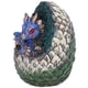 thumbnail image 1 of Material de Resina de Huevo de Dragón, Figuras de Animales Vívidas, Decoración para Sala de Estar, Dormitorio, Oficina, Azul y Morrado, 1 of 7