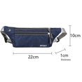 thumbnail image 2 of Ceinture de Course Ajustée, Imperméable, Sac de Taille Réglable pour Téléphone, pour Gym Entraînement Randonnée, 2 of 5