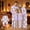 Family Pajamas(E), variant on Halloween Family Matching Pajamas Sets, Halloween Ghost Bowknot Lovely Family Loungewear, Bat Skull Seasonal PJS Sleepwear, Halloween Soft Home Relaxing Night Clothes Loungewear