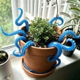 thumbnail image 4 of YuanGuangQ Octopus Tentacle Plant Pot Decor Set, Resin Sea Creature Limb Embellishments for Potted Greenery, Decor Accents for Flower Pot Tabletop Home Scene Layout Decoration, 4 of 6