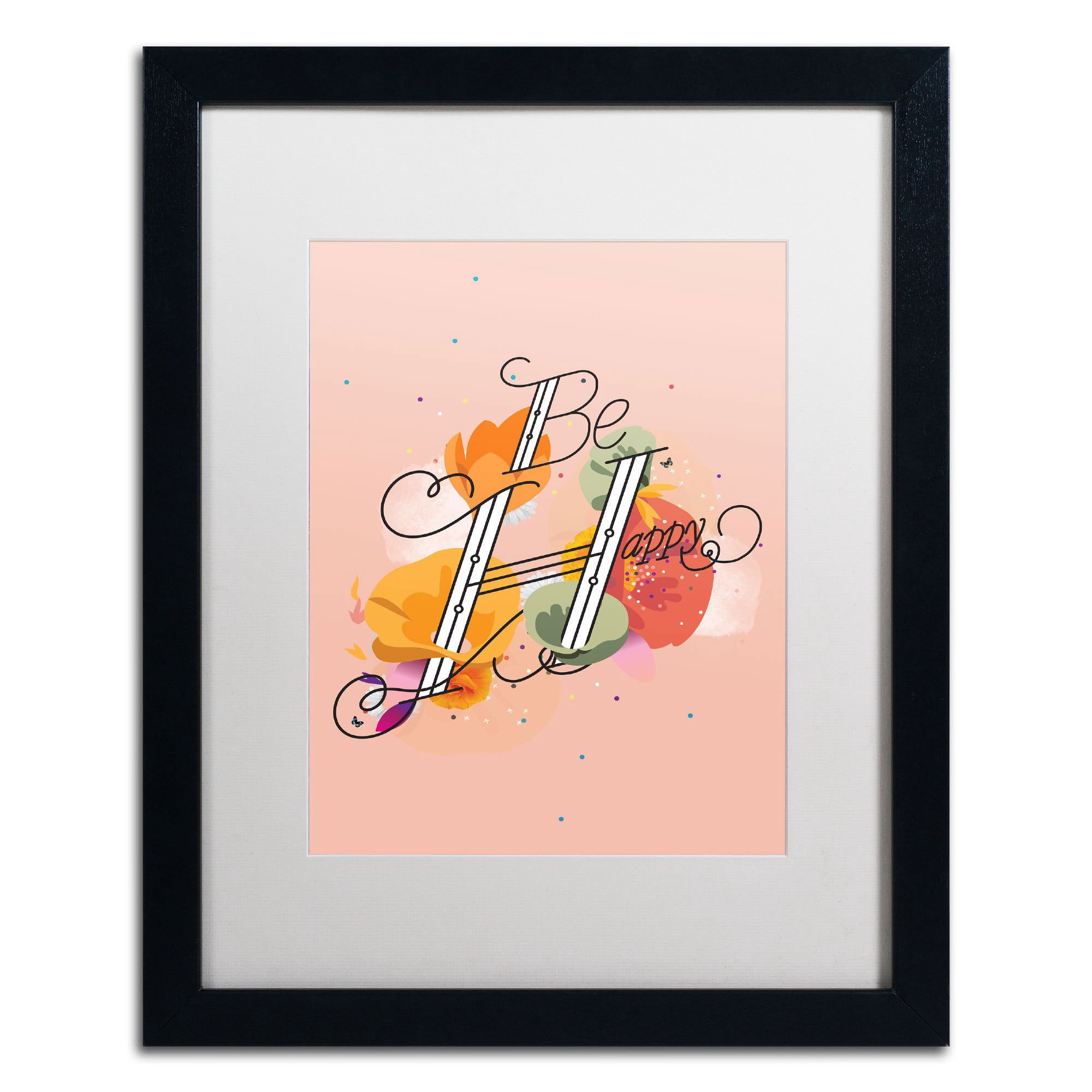 Trademark Fine Art "The Reminder" Canvas Art by Kavan & Co White Matte, Black Frame