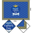 thumbnail image 3 of Father''s Day Decoration Tablecloth Best Dad Ever Birthday Party Supply Blue Rustic Kitchen Dining Room Home Decor-60×84inch, 3 of 5