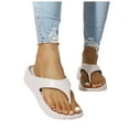 thumbnail image 2 of IUJSOY Cloud Thong Sandals for Women Non Slip Pillow Soft Recovery Flip Flops Beach Water Slippers, 2 of 5