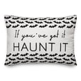 thumbnail image 2 of Creative Products Bat Pattern Border 20 x 14 Spun Poly Pillow, 2 of 3