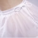 thumbnail image 5 of Falda blanca sin hilo, falda con cinturón elástico de seis círculos, vestido de actuación, vestido de novia, falda, 5 of 5