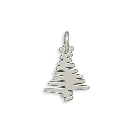 Christmas Tree Star Charm - Christmas Tree Charm Abstract with Star