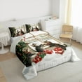 thumbnail image 3 of Feelyou 3D Car Kitten Bedding Comforter Set for Teens, Christmas Tree Gifts Twin Comforter Sets, Animal Lover Reversible Bedding Set, Microfiber Bedroom Decor, 2 Pieces, 3 of 8