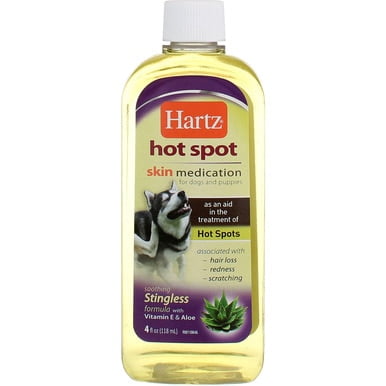 Hartz Hot Spot Skin Medication for Dogs and Puppies, 4 fl oz