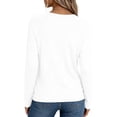 thumbnail image 4 of MexChoioe Womens Long Sleeve Tops Basic Tees Summer Outfits Early Fall Fashion Tunic Dressy Casual Blouses Trendy Sweatshirt for Women, 4 of 7