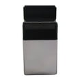 thumbnail image 4 of Cigarette Case Portable Tobacco Cigar Container Pocket Box Automatic Flip Aluminum Alloy Silver 20 Sticks, 4 of 5