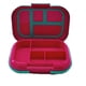 thumbnail image 1 of Fiambrera - Solución de almuerzo estilo Bento con 4 compartimentos y bolsa de hielo extraíble para comidas y refrigerios mientras viaja - A prueba de fugas, apta para lavavajillas, sin BPA, 1 of 5