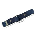 thumbnail image 6 of rygai Adjustable Invisible Solid Color Buttons Closure Unisex Belt No Buckle Stretchy Jeans Lazy Belt Costume Accessories,Light Blue, 6 of 8