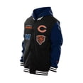 thumbnail image 2 of Men's New Era Black Chicago Bears Full-Snap Fleece Hoodie Jacket, 2 of 7