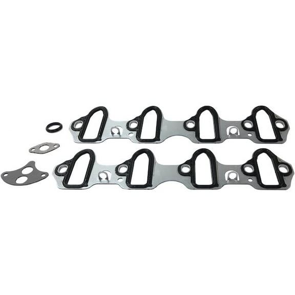 Intake Manifold Gasket - Compatible with 1999 - 2013 Chevy Silverado 1500 2000 2001 2002 2003 2004 2005 2006 2007 2008 2009 2010 2011 2012