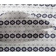 thumbnail image 4 of oneOone Viscose Chiffon Navy Blue Fabric Geometric Block Craft Projects Decor Fabric Printed By The Yard 42 Inch Wide, 4 of 4