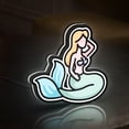 thumbnail image 4 of Mermaid 3D Novelty Light Box, Cute Ocean Fantasy Decor, Magical Sea Creature Room Light (Height 20 inch, 50cm), 4 of 9