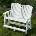 thumbnail image 3 of Wildridge Heritage Double High Adirondack, White - All-Weather Recycled Plastic Furniture for Patio, Deck, Lawn, 3 of 4