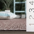 thumbnail image 5 of Safavieh Courtyard Finnian Solid Indoor/Outdoor Area Rug, Natural/Black, 8' x 10' Round, 5 of 15
