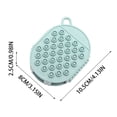 thumbnail image 2 of Soft Rubber Bath Gloves, Double-Sided Exfoliating Shower Scrubber, Massage and Cleaning Bath Glove for Body Washing, Gentle Skin Exfoliation and Foaming Brush for Home and Spa Use, 2 of 2