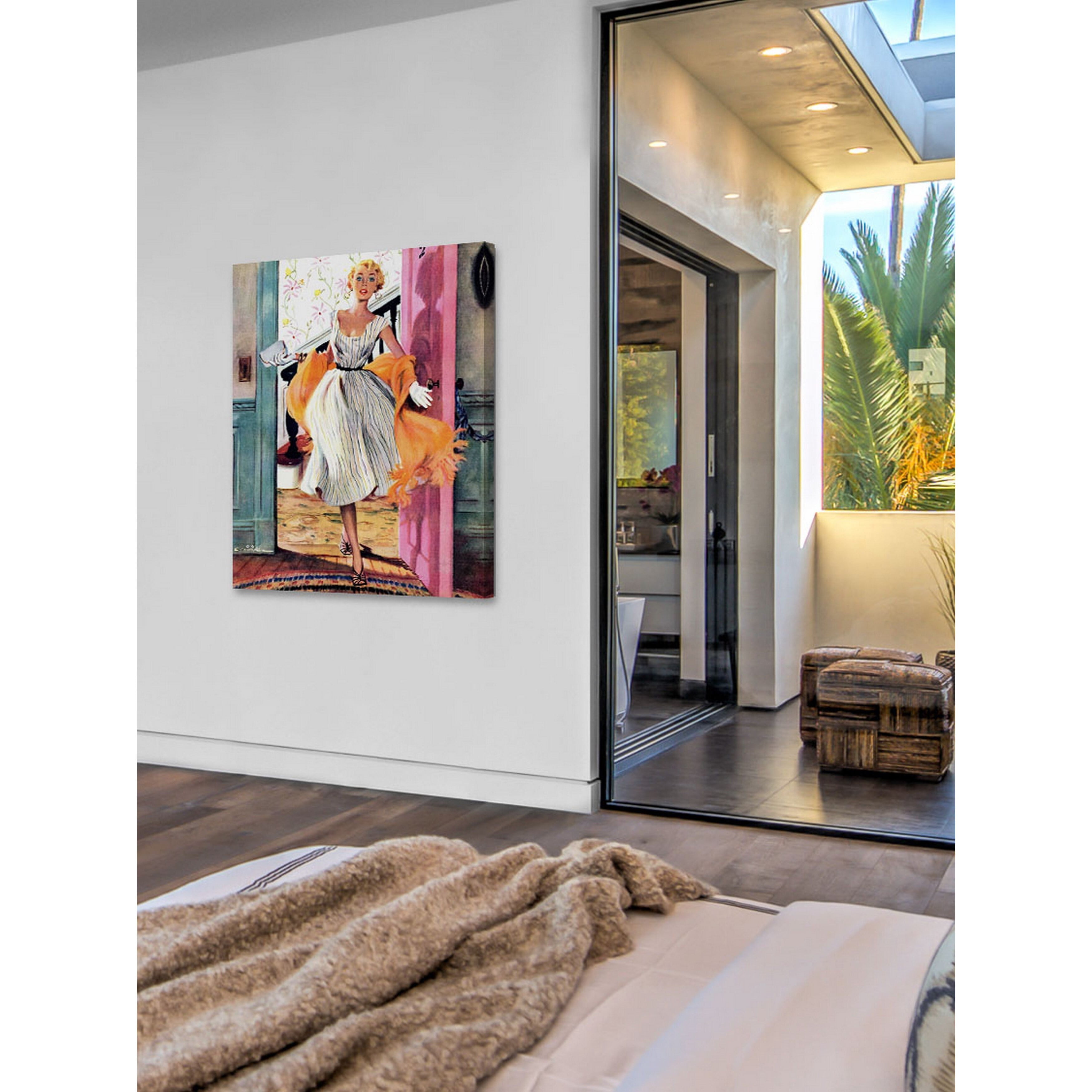 Marmont Hill "The Lady's Future" by Ernest Chiriaka Painting Print on Canvas