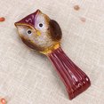 thumbnail image 2 of Spoon Rest Cooking Utensils Kitchen Tool Table Decoration 300g 245*105cm Cute Heat Resistant Owl Shape Ceramic Crafts, 2 of 2