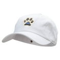 thumbnail image 2 of Paw Cop Embroidered Washed Cap - White OSFM, 2 of 5