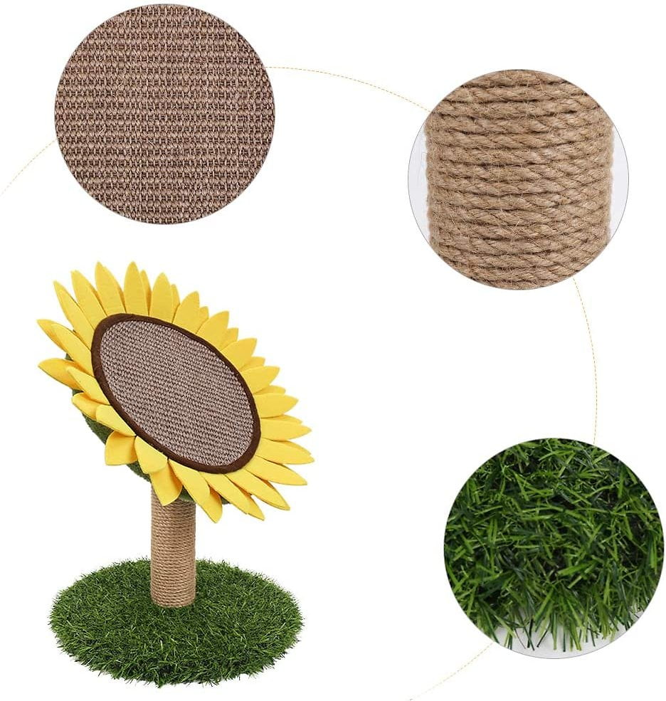 sunflower scratching post