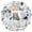 1A-35pcs, variant on 35pcs-50pcs Cozy Winter Stationery Stickers Snowy Holiday Children Stickers PVC Stickers for Suitcase Laptop Luggage