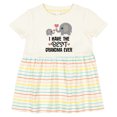 thumbnail image 3 of Inktastic Grandkids Best Grandma Ever Girls Baby Dress, 3 of 5
