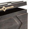 thumbnail image 4 of Set of Two Brown Detailed Wooden Boxes, 4 of 9